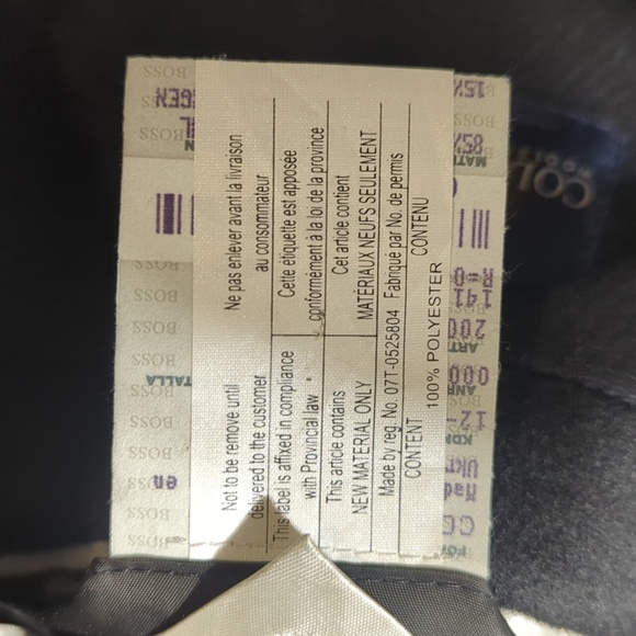 Hugo Boss Men's Size EU 48 Black Cashmere & Virgin Wool Pea Coat - Picture 5 of 10